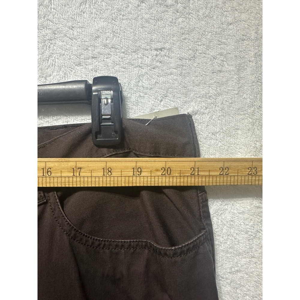 Cotton Casual Pants Brown Chinos Straight Leg Everyday Comfort 42x30 - Picture 11 of 13